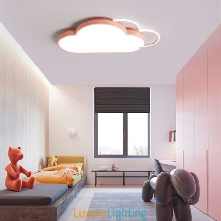 Designer Touch Decorative Modern Lights Cloud Shape Flush Mount Ceiling Light