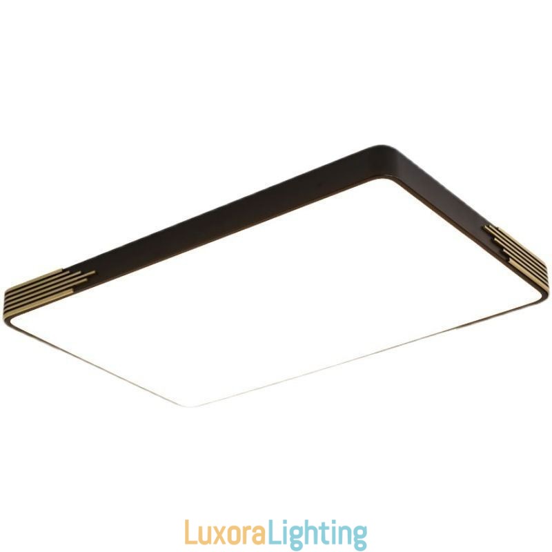 Designer Touch Decorative Modern Flush Mount Ceiling Light Rectangular Ceiling Light