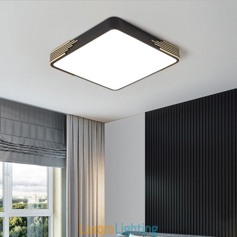 Designer Touch Decorative Modern Flush Mount Ceiling Light Square Ceiling Light