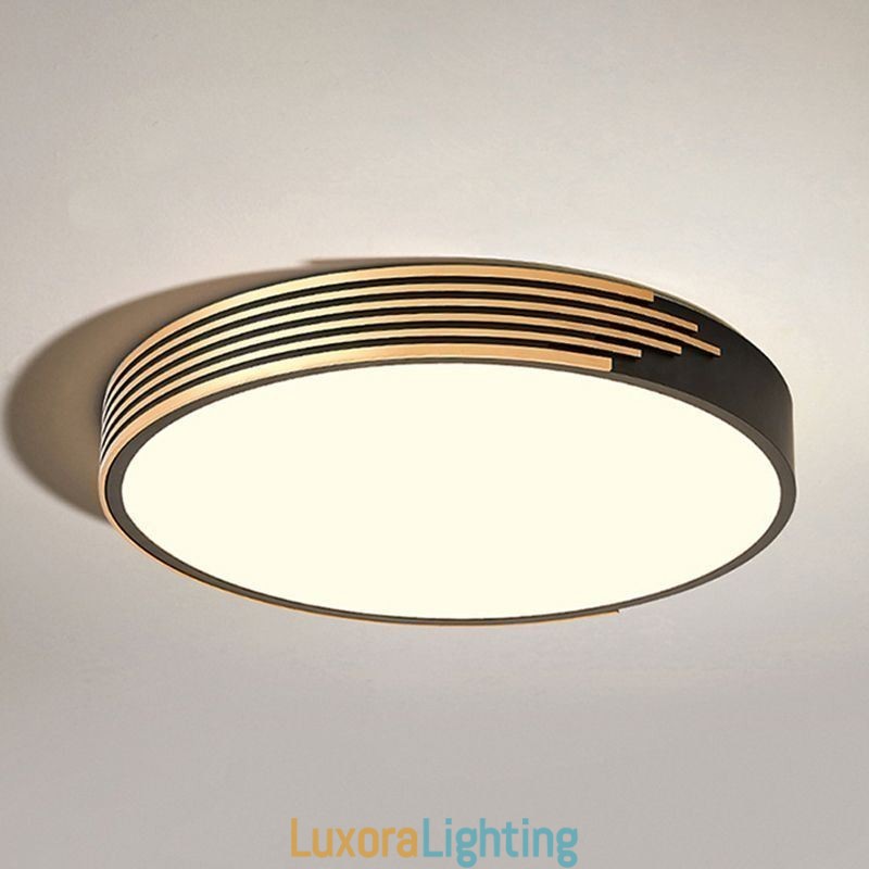 Designer Touch Decorative Modern Flush Mount Ceiling Light Circle Lighting Lamp