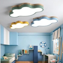Designer Touch Decorative Flush Mount Modern Creative Acrylic Cloud Shape Ceiling Light Kids