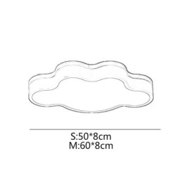 Designer Touch Decorative Flush Mount Modern Creative Acrylic Cloud Shape Ceiling Light Kids