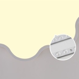 Designer Touch Decorative Flush Mount Modern Creative Acrylic Cloud Shape Ceiling Light Kids