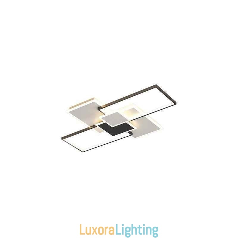 Designer Touch Decorative Modern Ceiling Lamp Square Acrylic Flush Mount Ceiling Lights Fixture