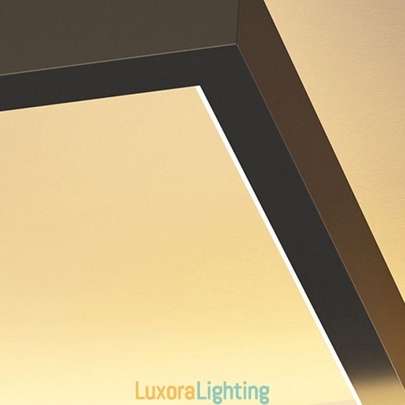 Designer Touch Decorative Modern Ceiling Lamp Square Acrylic Flush Mount Ceiling Lights Fixture