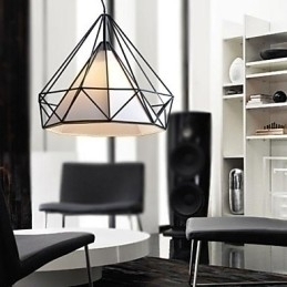 Designer Touch Decorative Chandelier 1 Light Simple Artistic Stainless Steel Plating