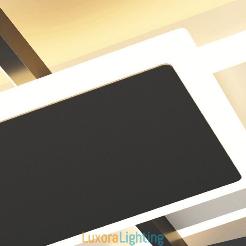 Designer Touch Decorative Modern Ceiling Lamp Square Acrylic Flush Mount Ceiling Lights Fixture