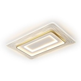 Designer Touch Decorative Rectangular Flush Mount Minimalist Acrylic Ultrathin Ceiling Lamp