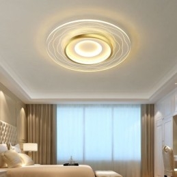 Designer Touch Decorative Flush Mount Ceiling Light Minimalist Acrylic Ultrathin Ceiling Lamp