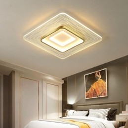 Designer Touch Decorative Flush Mount Ceiling Light Minimalist Acrylic Ultrathin Ceiling Lamp