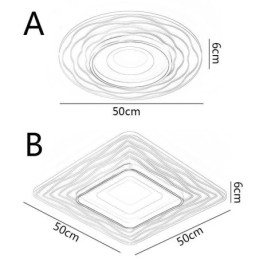 Designer Touch Decorative Flush Mount Ceiling Light Minimalist Acrylic Ultrathin Ceiling Lamp