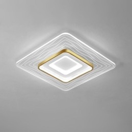 Designer Touch Decorative Flush Mount Ceiling Light Minimalist Acrylic Ultrathin Ceiling Lamp