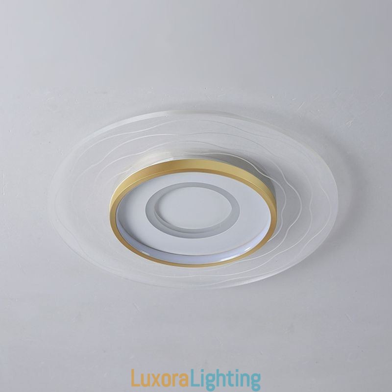 Designer Touch Decorative Flush Mount Ceiling Light Minimalist Acrylic Ultrathin Ceiling Lamp