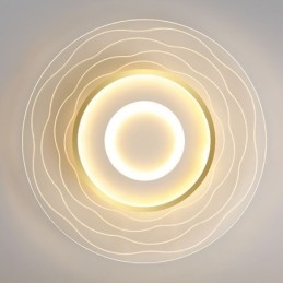Designer Touch Decorative Flush Mount Ceiling Light Minimalist Acrylic Ultrathin Ceiling Lamp