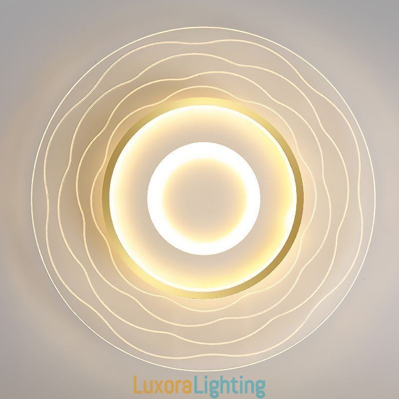 Designer Touch Decorative Flush Mount Ceiling Light Minimalist Acrylic Ultrathin Ceiling Lamp