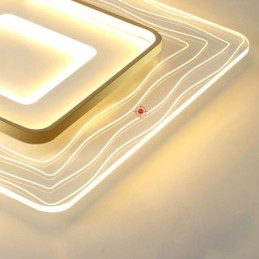 Designer Touch Decorative Flush Mount Ceiling Light Minimalist Acrylic Ultrathin Ceiling Lamp