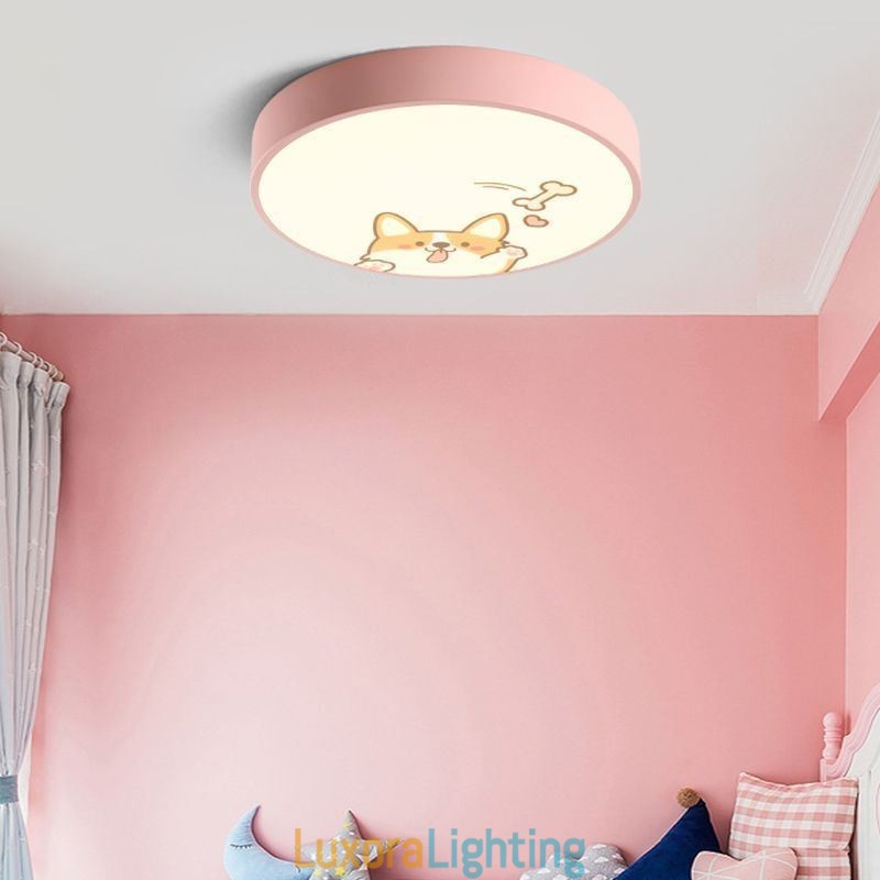 Designer Touch Decorative Animal Childrens Ceiling Light Cartoon Ceiling Lamp