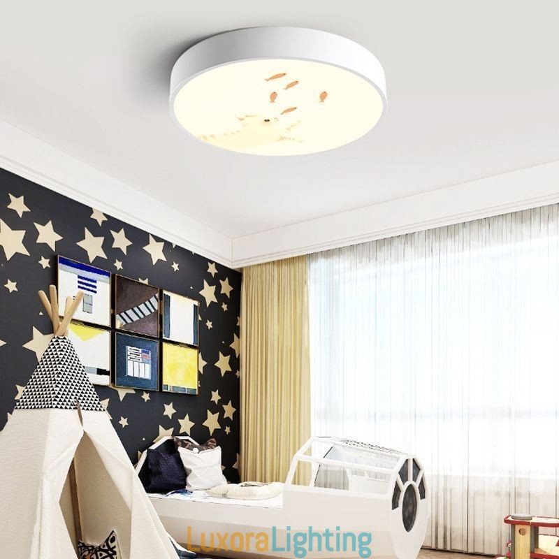 Designer Touch Decorative Animal Childrens Ceiling Light Cartoon Ceiling Lamp
