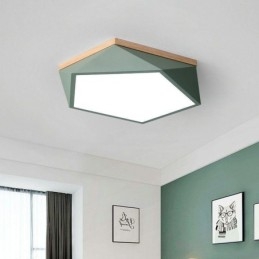 Designer Touch Decorative Modern Ceiling Light Diamond Shape Design Dimmable Flush Mount Ceiling Lights Fixture