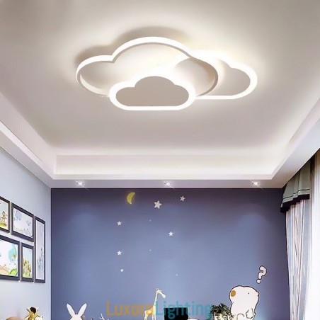 Designer Touch Decorative Modern Creative Acrylic Lights Cloud Shape Flush Mount Ceiling Light
