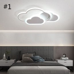 Designer Touch Decorative Modern Creative Acrylic Lights Cloud Shape Flush Mount Ceiling Light