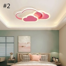 Designer Touch Decorative Modern Creative Acrylic Lights Cloud Shape Flush Mount Ceiling Light