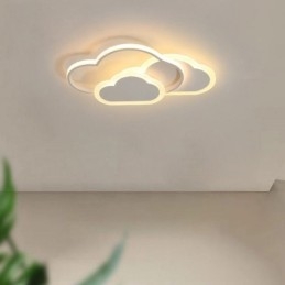 Designer Touch Decorative Modern Creative Acrylic Lights Cloud Shape Flush Mount Ceiling Light