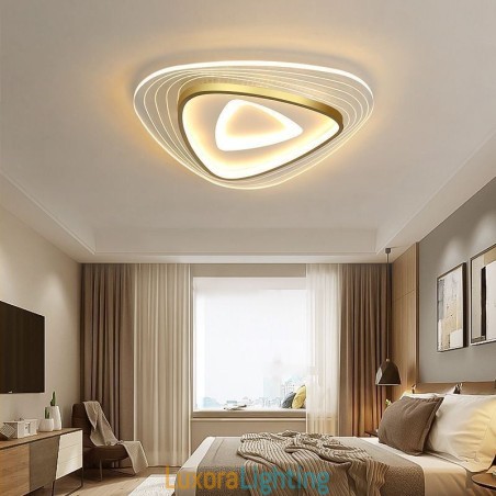 Designer Touch Decorative Ceiling Light Flush Mount Triangle Ceiling Lamp