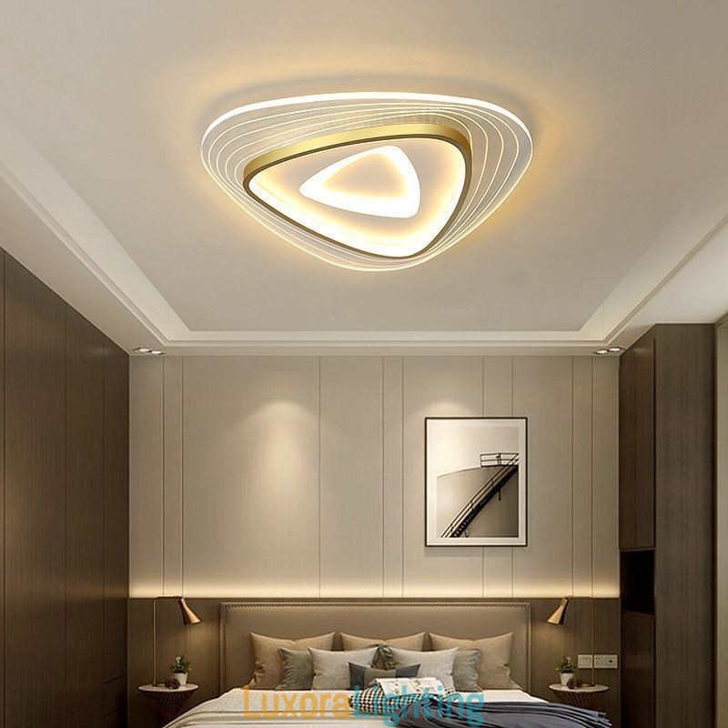 Designer Touch Decorative Ceiling Light Flush Mount Triangle Ceiling Lamp