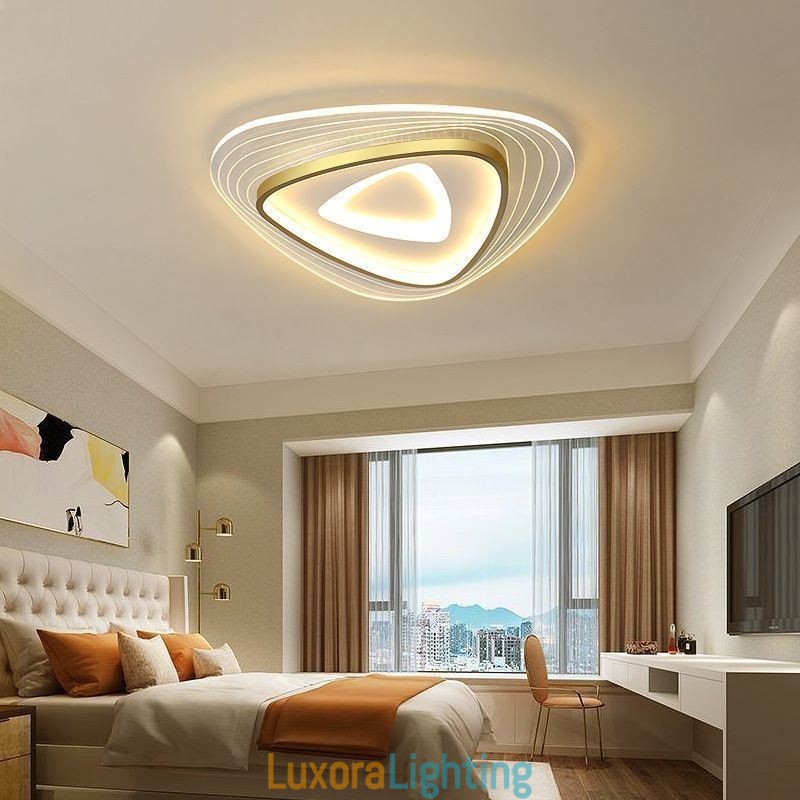 Designer Touch Decorative Ceiling Light Flush Mount Triangle Ceiling Lamp
