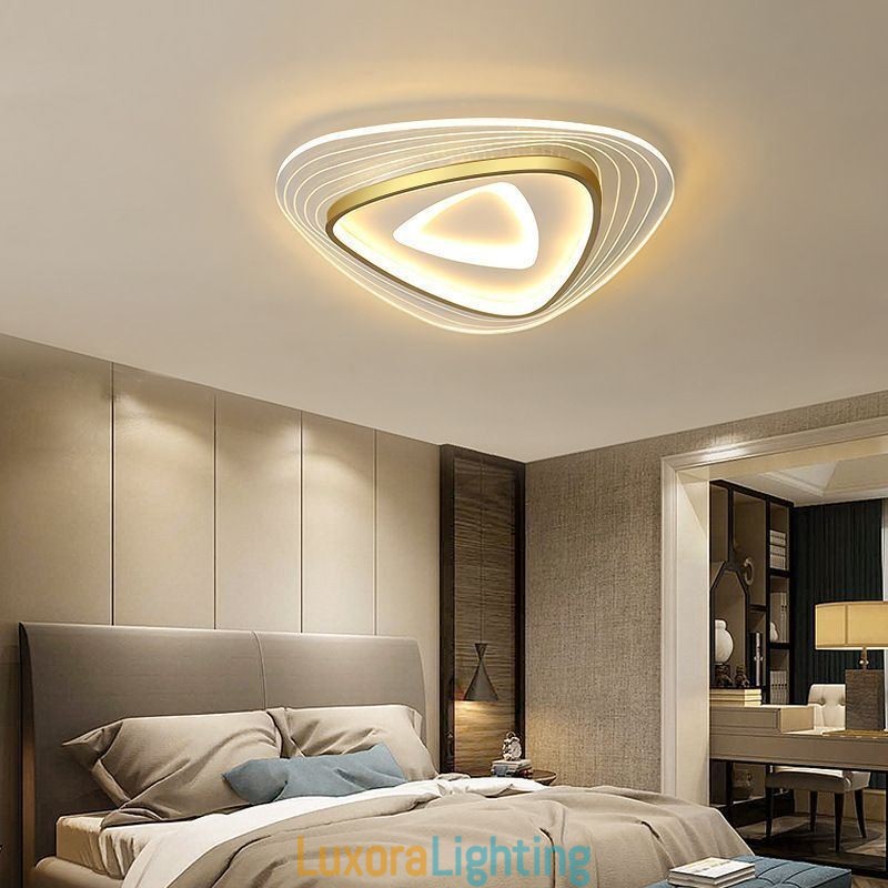 Designer Touch Decorative Ceiling Light Flush Mount Triangle Ceiling Lamp
