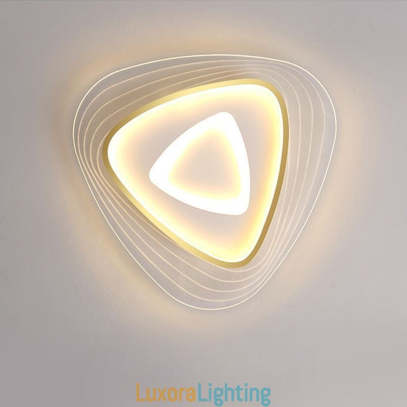 Designer Touch Decorative Ceiling Light Flush Mount Triangle Ceiling Lamp