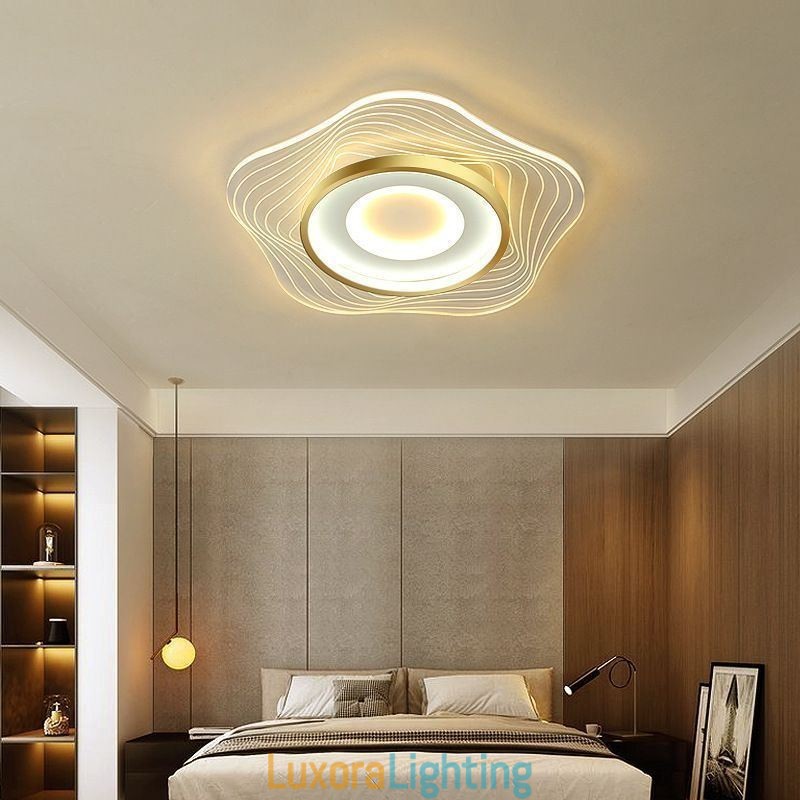 Designer Touch Decorative Creative Ceiling Light Modern Flush Mount Lighting Fixtures with Star Shape 36W
