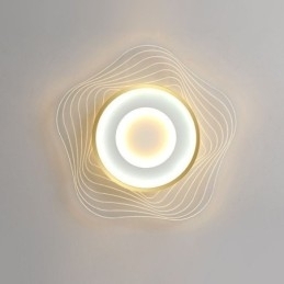 Designer Touch Decorative Creative Ceiling Light Modern Flush Mount Lighting Fixtures with Star Shape 36W