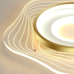 Designer Touch Decorative Creative Ceiling Light Modern Flush Mount Lighting Fixtures with Star Shape 36W