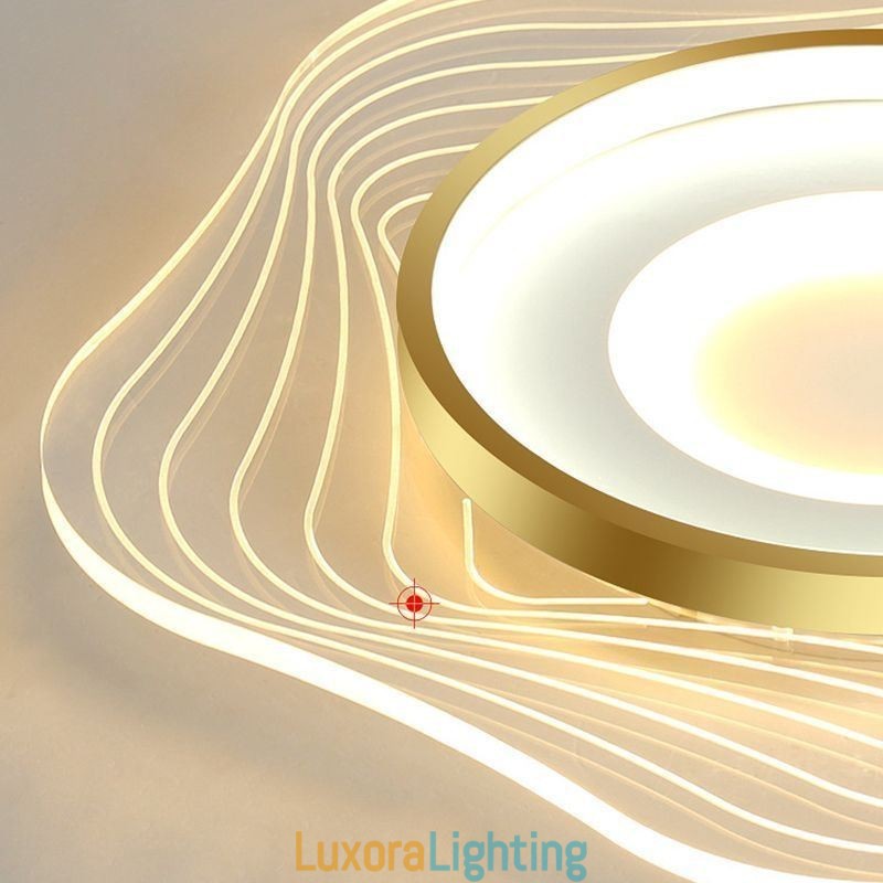 Designer Touch Decorative Creative Ceiling Light Modern Flush Mount Lighting Fixtures with Star Shape 36W