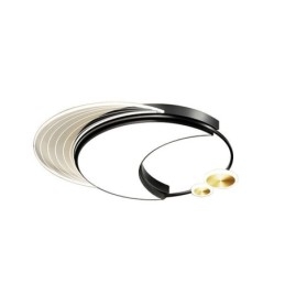 Designer Touch Decorative Dimmable Ceiling Light Modern Flush Mount Lighting Fixtures with Moon Shape 36W