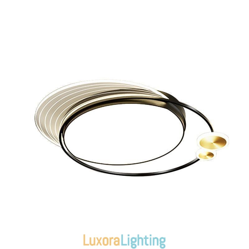 Designer Touch Decorative Flush Mount Ceiling Light with Remote