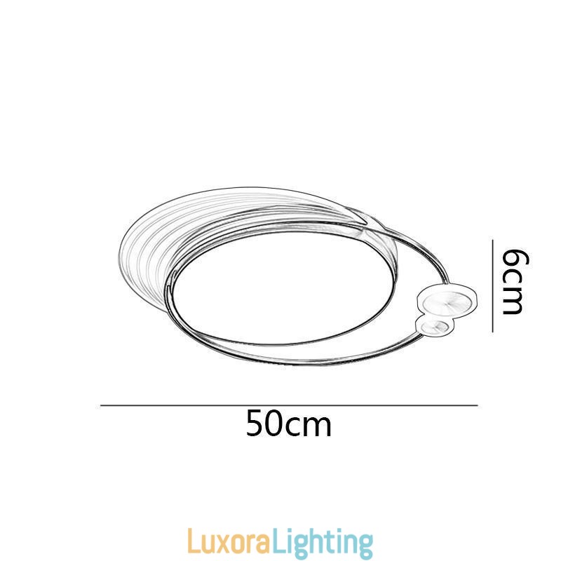 Designer Touch Decorative Flush Mount Ceiling Light with Remote