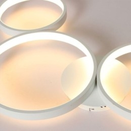 Designer Touch Decorative Ceiling Lamp 7200LM 4 Rings Lighting Fixture