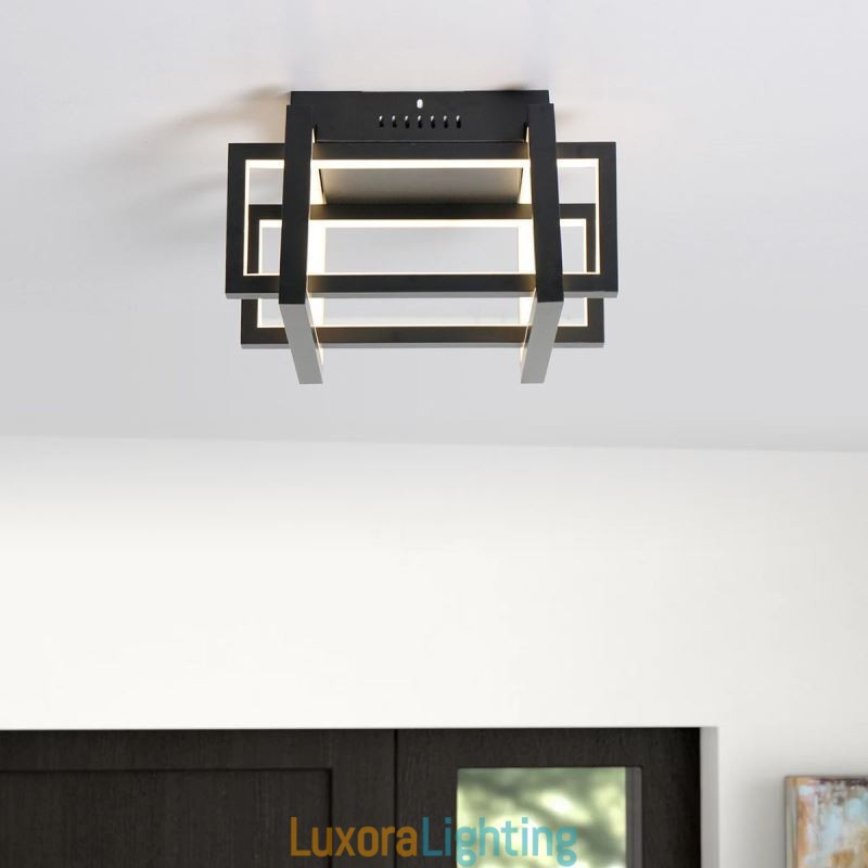 Designer Touch Decorative WiFi Smart Ceiling Light Fixture Flush Mount Ceiling Lamp