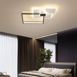 Designer Touch Decorative Flush Mount Square Ceiling Light Fixture