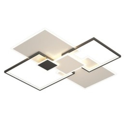Designer Touch Decorative Flush Mount Square Ceiling Light Fixture