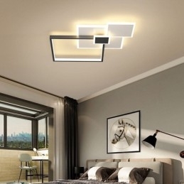 Designer Touch Decorative Flush Mount Square Ceiling Light Fixture