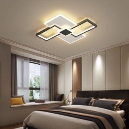 Designer Touch Decorative Flush Mount Square Ceiling Light Fixture
