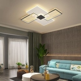 Designer Touch Decorative Flush Mount Square Ceiling Light Fixture