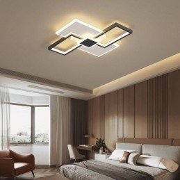 Designer Touch Decorative Flush Mount Square Ceiling Light Fixture
