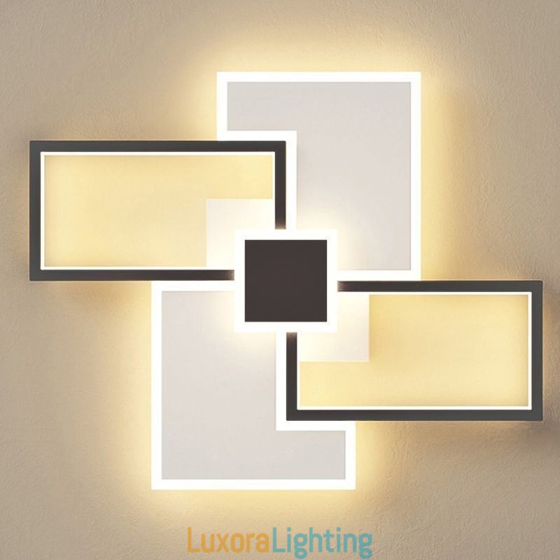 Designer Touch Decorative Flush Mount Square Ceiling Light Fixture