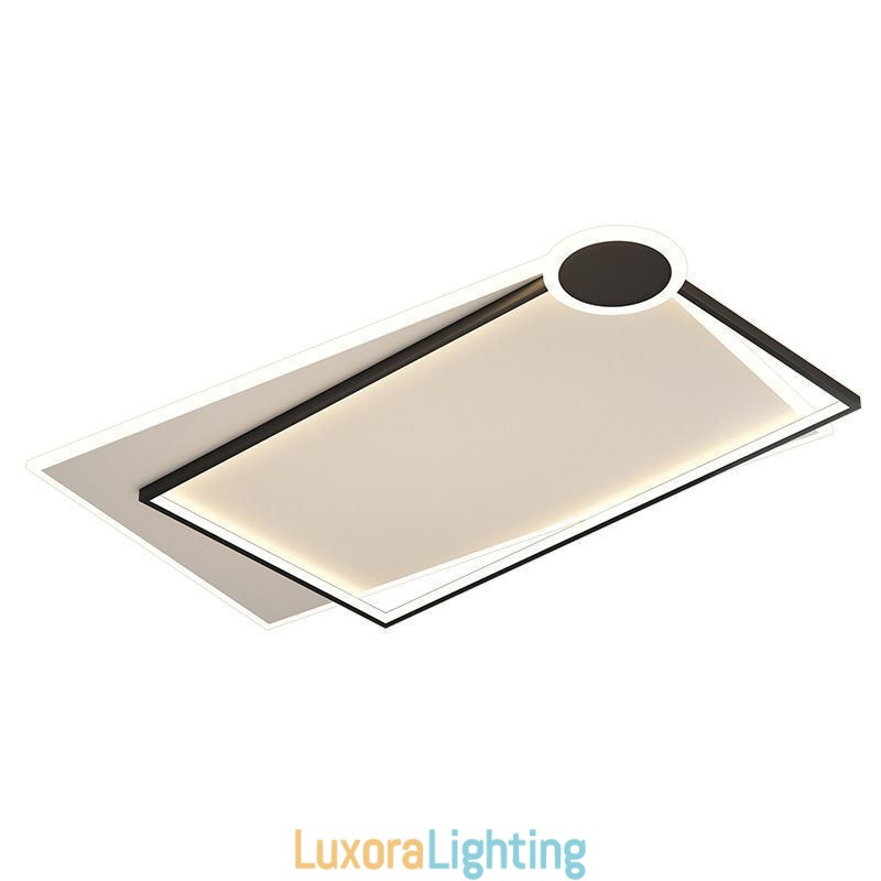 Designer Touch Decorative Flush Mount Minimalist Ceiling Light Fixture