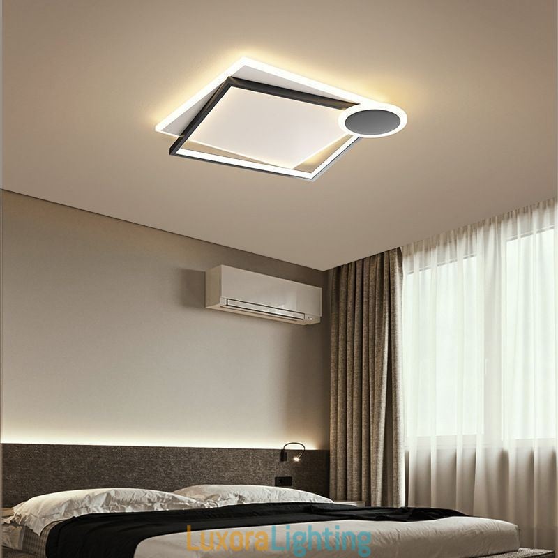 Designer Touch Decorative Flush Mount Minimalist Ceiling Light Fixture